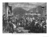 Paris Post Office During the First Week of January, the Postmen Room, Engraved Meaulle Impressão giclée por Daniel Urrabieta Vierge Paris Post Office During the First Week of January, the Postmen Room, Engraved Meaulle Impressão giclée por Daniel Urrabieta Vierge