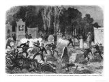 Agony of the Commune, Last Fights in the Cemetery of Pere Lachaise, Engraved by L.J.A. Daudenarde Impressão giclée por Daniel Urrabieta Vierge Agony of the Commune, Last Fights in the Cemetery of Pere Lachaise, Engraved by L.J.A. Daudenarde Impressão giclée por Daniel Urrabieta Vierge