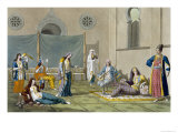 Persian Harem, Le Costume Ancien et Moderne, c.1820-30 Giclee-trykk av G. Bramati Persian Harem, Le Costume Ancien et Moderne, c.1820-30 Giclee-trykk av G. Bramati
