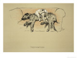 Trepidation, 1930, 1st Edition of Sleeping Partners Lámina giclée por Cecil Aldin Trepidation, 1930, 1st Edition of Sleeping Partners Lámina giclée por Cecil Aldin