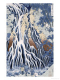 Kirifuri Fall on Kurokami Mount, from the Series 'shokoku Taki Meguri reproduction procédé giclée par Katsushika Hokusai