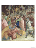 The Kiss of Judas, from a Series of Scenes of the New Testament Giclee Print by Barna Da Siena 