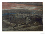 Sanctuary Wood, British Artists at the Front, Continuation of the Western Front, Nash, 1918 Reproduction procédé giclée par Paul Nash