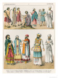 Early Asiatic Dress, from Trachten Der Voelker, 1864 Giclee Print by Albert Kretschmer