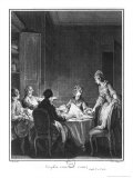 Illustration from L'Emile by Jean-Jacques Rousseau reproduction procédé giclée par Jean-Michel Moreau the Younger
