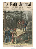 Corsican Bandit, Jacques Bellacoscia, Surrendering to the Police, Le Petit Journal, c.1892 Giclee Print by Henri Meyer
