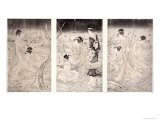Hunting Fireflies at Nightfall, 1796-97 Giclee Print by Hosoda Eishi Hunting Fireflies at Nightfall, 1796-97 Giclee Print by Hosoda Eishi
