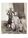 His Highness Maharaja Tukoji Rao Giclee-trykk av S. Bourne
