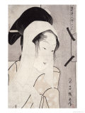 Bust Portrait of Kokin, from Tosei Bijin Awase Stampa giclée di Chokosai Eisho