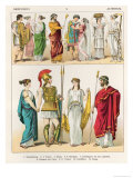 Greek Dress, from Trachten Der Voelker, 1864 Giclee Print by Albert Kretschmer