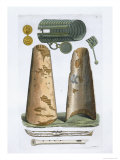 Viking Artifacts, Elsevir, Denmark, Le Costume Ancien et Moderne, c.1820-30 Giclee Print by Vittorio Raineri