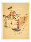 Up Front in My Mistress's Car, Cecil Aldon Reproduction procédé giclée par Cecil Aldin