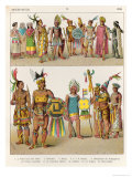 Mexican Dress, c.1500, from Trachten Der Voelker, 1864 Giclee Print by Albert Kretschmer