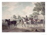 Belgian Wagon Conveying Wounded from the Field After the Battle of Waterloo, 1815 Lámina giclée por John Augustus Atkinson Belgian Wagon Conveying Wounded from the Field After the Battle of Waterloo, 1815 Lámina giclée por John Augustus Atkinson