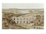 Reconstruction of the Roman Aqueduct of Arcueil Near Lutetia Giclee Print by Theodor Josef Hubert Hoffbauer