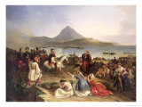Meeting Between General Nicolas Joseph Maison Giclee Print by Jean Charles Langlois