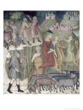 The Separation of Abraham and Lot, 1356-67 Giclee Print by Also Manfredi De Battilori Bartolo Di Fredi