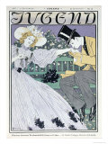 Lovers on a Bench, Cover Illustration For Jugend Magazine, Munich, 4th September 1897 Giclee Print by Otto Eckmann