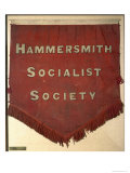 Banner of the Hammersmith Socialist Society Lámina giclée por William Morris