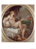 Danae Receiving the Shower of Gold, c.1735 Giclee Print by Charles Joseph Natoire