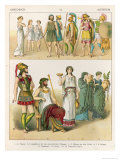 Greek Dress, from Trachten Der Voelker, 1864 Giclee Print by Albert Kretschmer