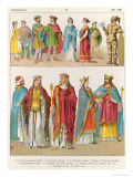Frankish Dress, from Trachten Der Voelker, 1864 Giclee Print by Albert Kretschmer