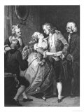 Sophie et Emile, Illustration from 'L'Emile' by Jean-Jacques Rousseau Reproduction procédé giclée par Tony Johannot
