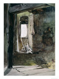 Interior of the Windmill on the Battlefield of Crecy Reproduction procédé giclée par John Absolon