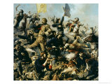 Battle of Little Bighorn, 25th June 1876 Giclee Print by Edgar Samuel Paxson