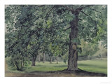 Landscape with Chestnut Tree in the Foreground Giclee Print by Thomas Collier