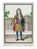 Portrait of Philippe, Duc D'Orleans Giclee-trykk av Robert Bonnart Portrait of Philippe, Duc D'Orleans Giclee-trykk av Robert Bonnart