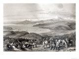 Distant View of the Aconcagua Volcano, from Historia de Chile Engraved by F. Lehnert Giclee Print by Claudio Gay