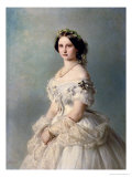 Portrait of Princess of Baden, 1856 Giclee Print by Franz Xavier Winterhalter