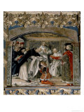 Thomas Receiving the Dominican Habit reproduction procédé giclée par Pedro Berruguete