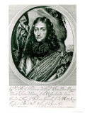 Prince Rupert of the Rhine Engraved by William Faithorne reproduction procédé giclée par William Dobson