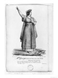 Mademoiselle George in the Role of St. Genevieve, Act II, Scene 3 of Attila by Pierre Corneille Reproduction procédé giclée par Fauconnet 