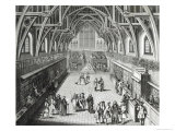 Westminster Hall, the First Day of Term, a Satirical Poem, 1797 Engraved by c.Mosley Giclee Print by Hubert Gravelot