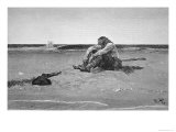Pirate Marooned on a Desert Isle, 1887 Giclée-Druck von Howard Pyle