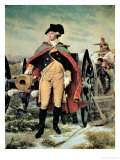 George Washington at Dorchester Heights, Massachusetts Giclee Print by Emanuel Gottlieb Leutze