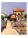 The Artist's House at Yerres, c.1882 Giclee Print by Gustave Caillebotte
