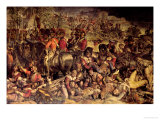 The Meeting of Wellington and Blucher After Waterloo reproduction procédé giclée par Daniel Maclise