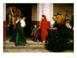 Entrance to a Roman Theatre, 1866 Giclee Print by Sir Lawrence Alma-Tadema