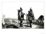 Charrua Indians from Voyage Pittoresque et Historique Au Bresil, Engraved by c. Motte reproduction procédé giclée par Jean Baptiste Debret