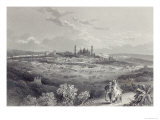 Delhi, Engraved by Edward Paxman Brandard Giclée-Druck von J Ramage