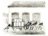Custom House Negroes, Rio de Janeiro, Engraved by Redman, 1821 Giclee Print by Jan Henderson