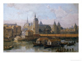 The Ile de La Cite and the Palais de Justice Giclee Print by Theodor Josef Hubert Hoffbauer