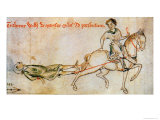 William Marsh Being Dragged to His Execution in 1240 Giclee Print by Matthieu Paris