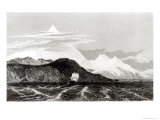 Mount Sarmiento, Engraved by Thomas Landseer Giclee Print by Conrad Martens