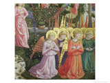 Angels in a Heavenly Landscape, the Journey of the Magi Cycle in the Chapel C .1460 Giclee Print by Benozzo di Lese di Sandro Gozzoli
