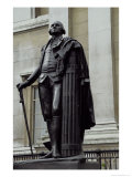 Statue of George Washington in Trafalgar Square, London reproduction procédé giclée par Jean-Antoine Houdon